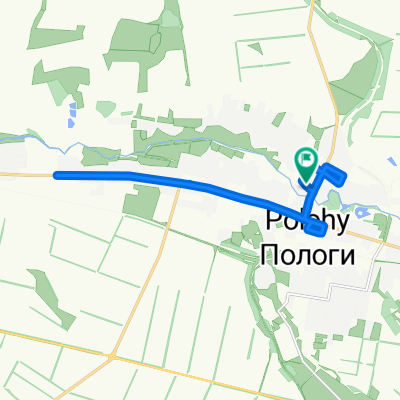 От Свободная улица, Пологи до Свободная улица, Пологи
