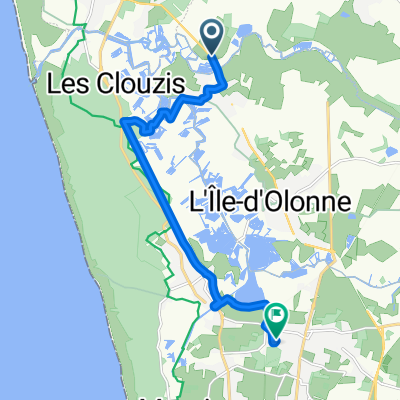 De Chemin du Champ de Marais, Vairé à 13 Rue des Cordeliers, Olonne-sur-Mer