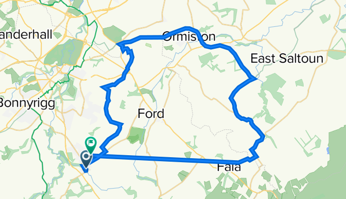 Gorebridge, Cousland, East Salton Humbie,Fala Loop