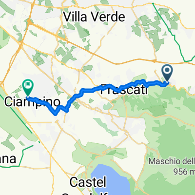 Da Via Romoli 8BIS, Monte Porzio Catone a Via della Folgarella, Ciampino