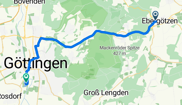 Neustadt 3, Ebergötzen nach Unnamed Road, Göttingen
