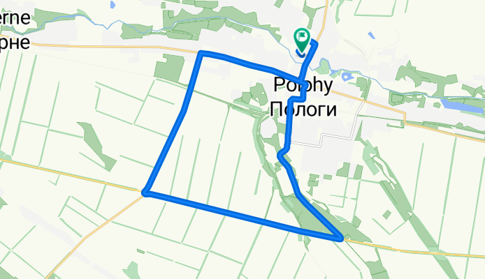 От Свободная улица, Пологи до Свободная улица, Пологи