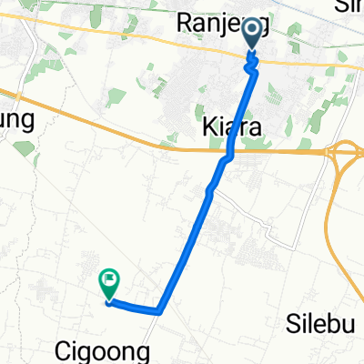 Route to Jalan Akses Polda, Kecamatan Walantaka
