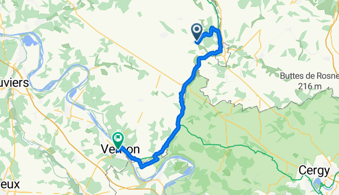 Dag 3 : Bézu-Saint-Eloi - Vernon