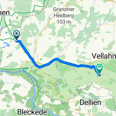Zweedorfer Straße 27, Schwanheide nach Neuhauser Straße 6, Brahlstorf