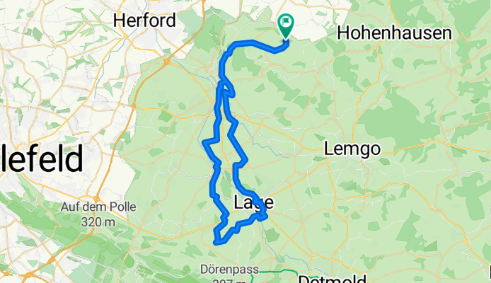 Pillenbrucher Straße 27, Bad Salzuflen nach Pillenbrucher Straße 27, Bad Salzuflen