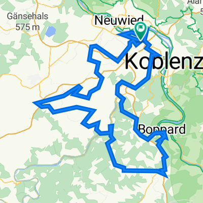 Stadler-Rhein-Mosel-Rundfahrt 2013 - RTF des RV Edelweiß Mülheim 1924 e.V. - 151 km Strecke