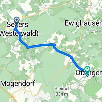 Bahnhofstraße 29, Selters (Westerwald) nach Kirchstraße 2, Ötzingen