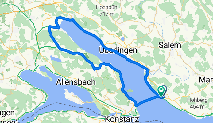Meersburg nach Unteruhldinger Straße 1, Meersburg