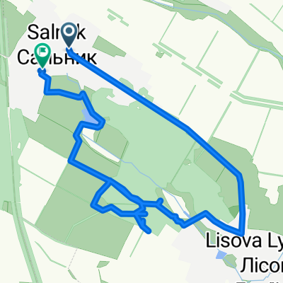 От Мира улица, Сальник до Солнечная улица, Сальник