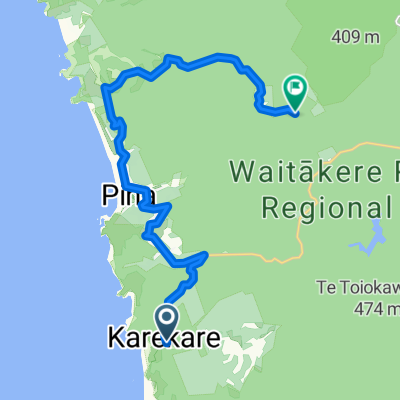 Karekare Road 1 to Anawhata Road 75