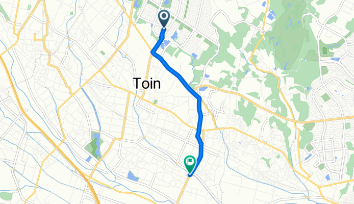 １丁目 １１, 東員町 to 東員町