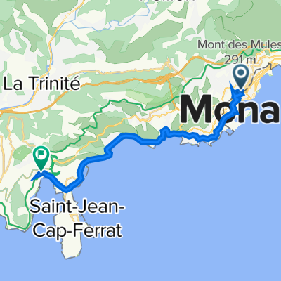 De Rue des Roses 1–9, Monaco à 105 Avenue Léopold II, Villefranche-sur-Mer