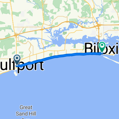 2348–2398 15th St, Gulfport to 131 Lameuse St, Biloxi