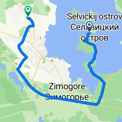 От Unnamed Road до улица Мелиораторов 7, Валдай