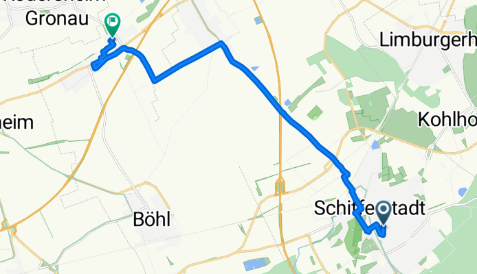 Langsame Fahrt in