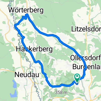 Thermenstraße 10, Stegersbach nach Panoramaweg 2, Stegersbach