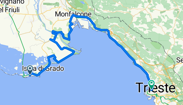 Grado nach Triest Tag 6