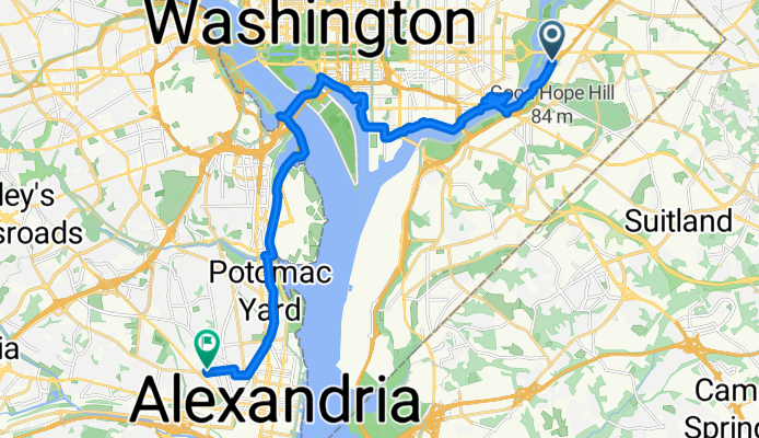 Anacostia Riverwalk Trail, Washington to West Masonic View Avenue 309, Alexandria