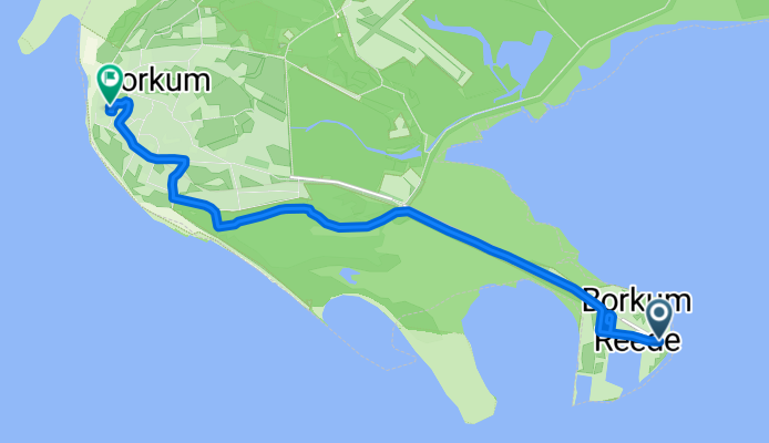 Borkum Reede nach Bubertstraße 3, Borkum
