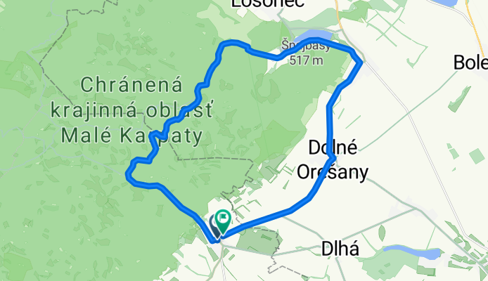Dolany - Zabite - Majdan - Oresany