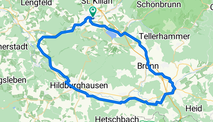 Schnelle Runde über Eisfeld Hibu Ehrenberg