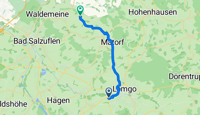 Gildestraße 7, Lemgo nach Pillenbrucher Straße 27, Bad Salzuflen