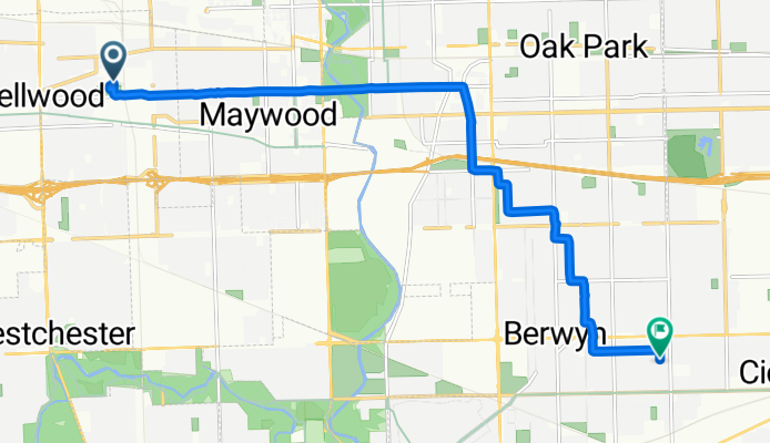 3200 Randolph St, Bellwood to 2328 S 60th Ct, Cicero