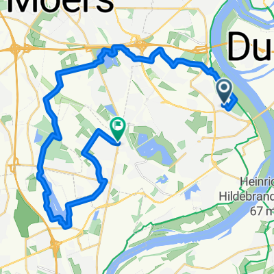 Friedensstraße 38, Duisburg nach Bonertstraße 15, Duisburg