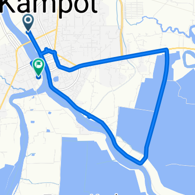 Unnamed Road, Krong Kampot to Unnamed Road, Krong Kampot