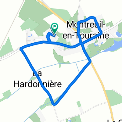 De 24 Rue Antoinette de Maignelais, Montreuil-en-Touraine à 24 Rue Antoinette de Maignelais, Montreuil-en-Touraine