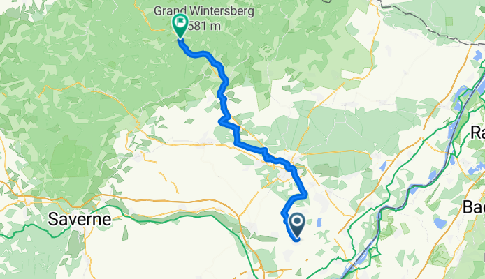 De Rue Baldung Grien 82, Weyersheim à Route de Baerenthal 3, Philippsbourg