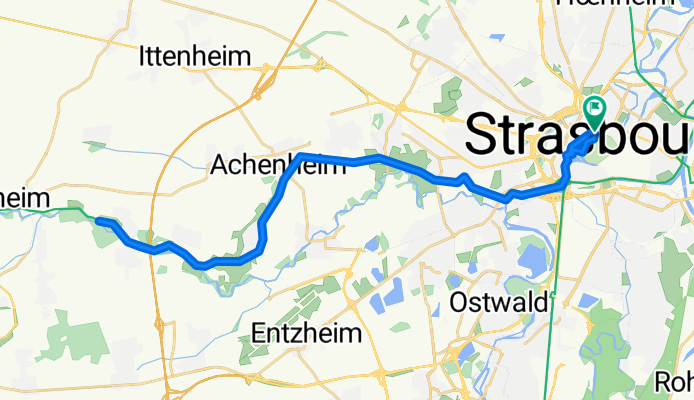 Rue du Fort 8, Strasbourg nach Rue du Fort 6, Strasbourg