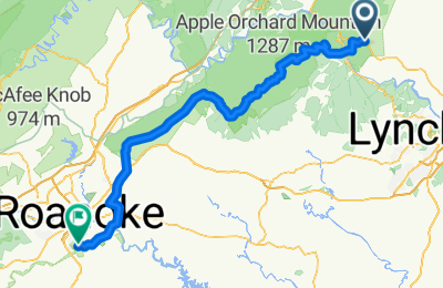 Route in der Bikemap App öffnen