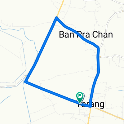 อำเภอ ยะรัง, ตำบล ยะรัง to ทางหลวงชนบท ปน.2007 17491, ตำบล ยะรัง