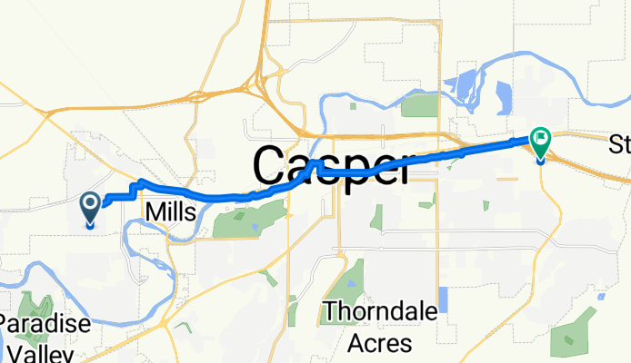 Badger Lane 586, Mills to Southeast Wyoming Boulevard 60, Casper