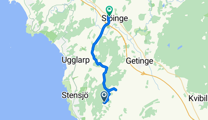 Steninge to Stenlösvägen 35