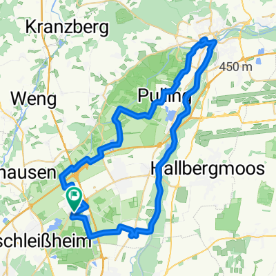 Eching - Moosmühle - Freising - Dietersheim - Eching