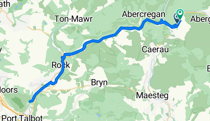 81–99 A4107, Cymmer, Port Talbot to 81–99 A4107, Cymmer, Port Talbot