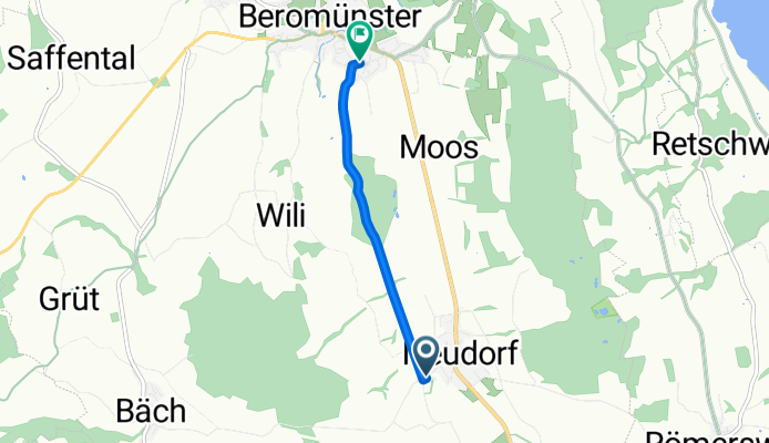 Schwammoosstrasse, Neudorf nach Huebmattstrasse, Beromünster