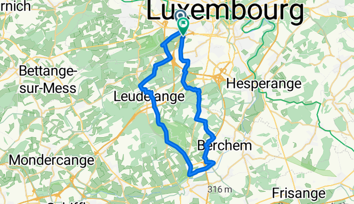 from Merl to Kockelsheuer