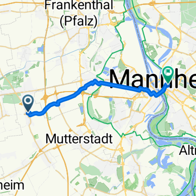 Im Versuchsfeld 2, Fußgönheim nach D1 5/1, Mannheim