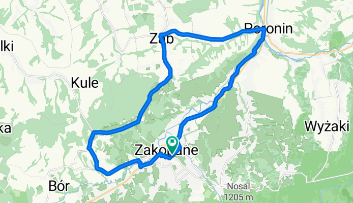 Zakopane - Gubałówka - asfalt