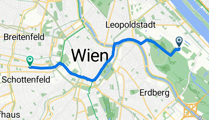 Am Grünen Prater 10, Wien nach Neustiftgasse 66/1, Wien