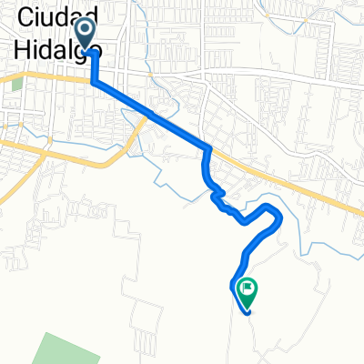 Ruta desde Calle Melchor Ocampo Ote 11–25, Ciudad Hidalgo
