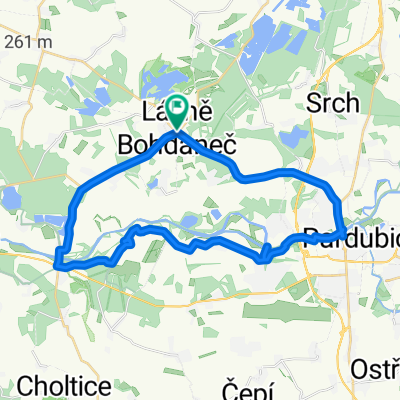 L.Bohdaneč - Pardubice - Valy - L.Bohdaneč