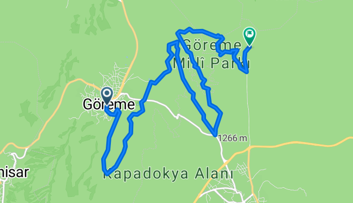 Göreme - Görkündere - Meskendir - Rose Valley - Red Valley