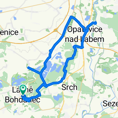 L.Bohdaneč - Stéblová  - Opatovice - Libišany - Dolany - Boudy - L.Bohdaneč