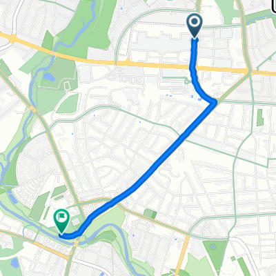 Route to 2464 Chillum Rd, Hyattsville