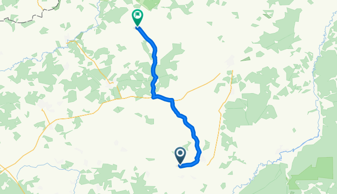 От Unnamed Road, Гетуновское до Первомайская улица 6, Мглин